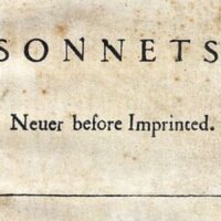 OTD in 1609: Shakespeare's Sonnets were first published in London.